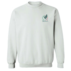 Mexico National Team Vive La Fete Women's Impressions Artwork Pullover Sweatshirt White - FIFA World CUP