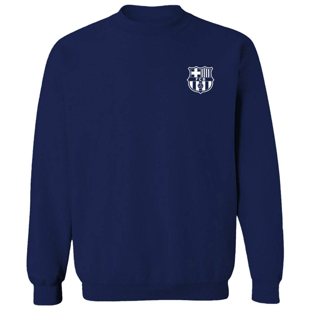 Barcelona Vive La Fete Women's Impressions Artwork Pullover Sweatshirt Navy - FIFA World CUP