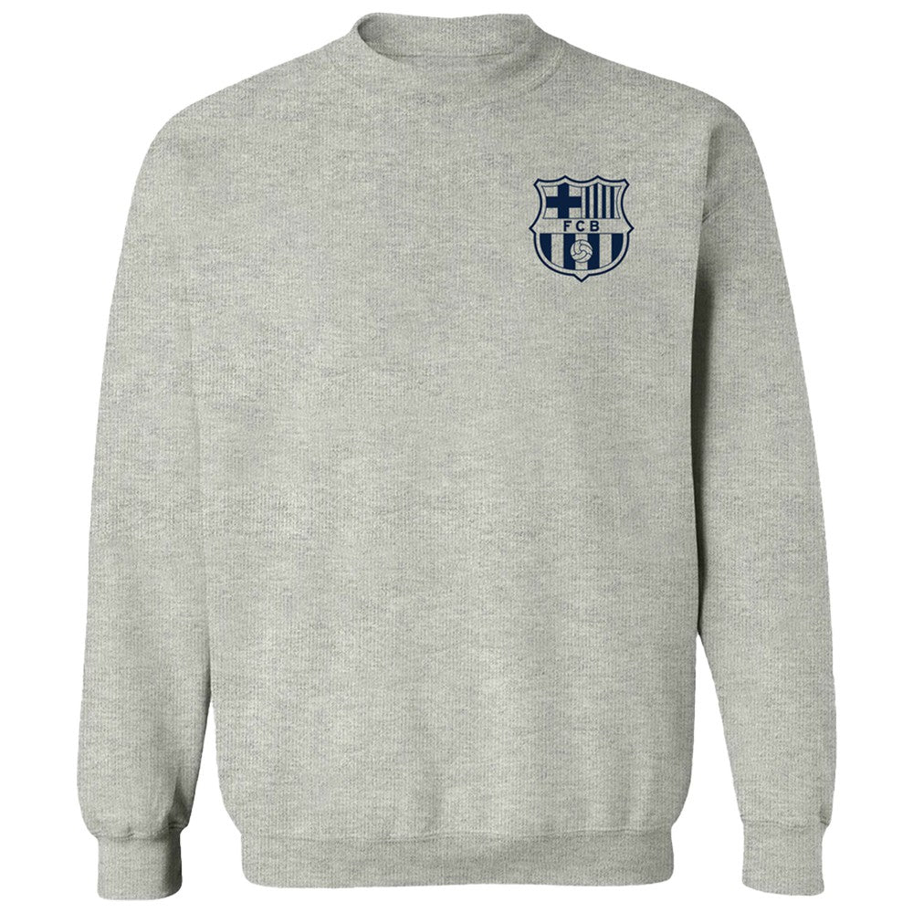 Barcelona Vive La Fete Women's Impressions Artwork Pullover Sweatshirt Gray - FIFA World CUP