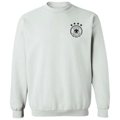 Germany National Team Vive La Fete Women's Impressions Artwork Pullover Sweatshirt White - FIFA World CUP
