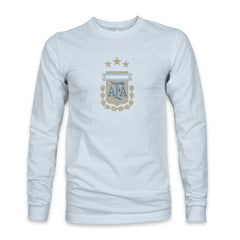 Argentina National Team 1863FC Color Badge Long Sleeve T-Shirt Light Blue - FIFA World CUP