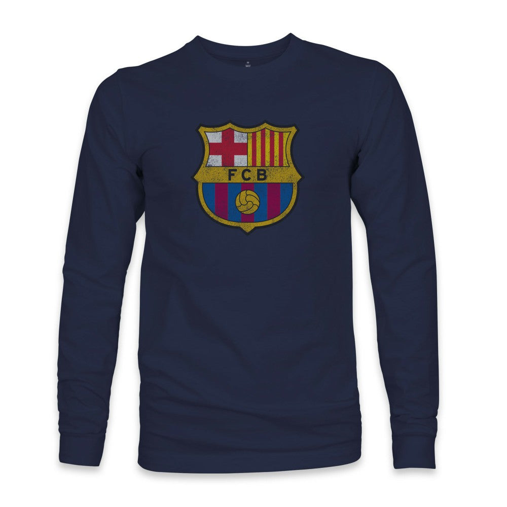 Barcelona 1863FC Color Badge Long Sleeve T-Shirt Navy - FIFA World CUP