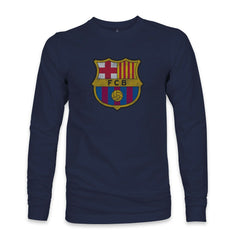 Barcelona 1863FC Color Badge Long Sleeve T-Shirt Navy - FIFA World CUP