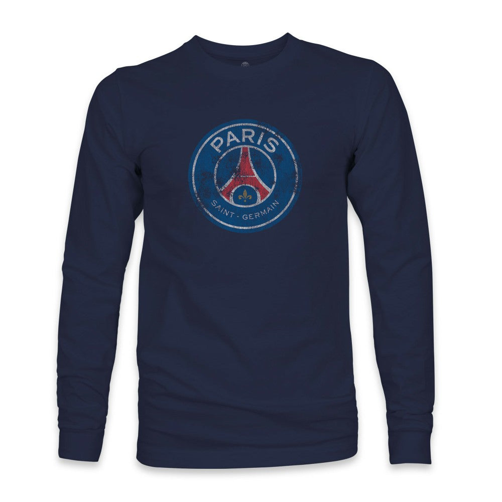 Paris Saint-Germain 1863FC Color Badge Long Sleeve T-Shirt Navy - FIFA World CUP