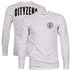 Manchester City 1863FC Back Team Arch Long Sleeve T-Shirt Gray - FIFA World CUP