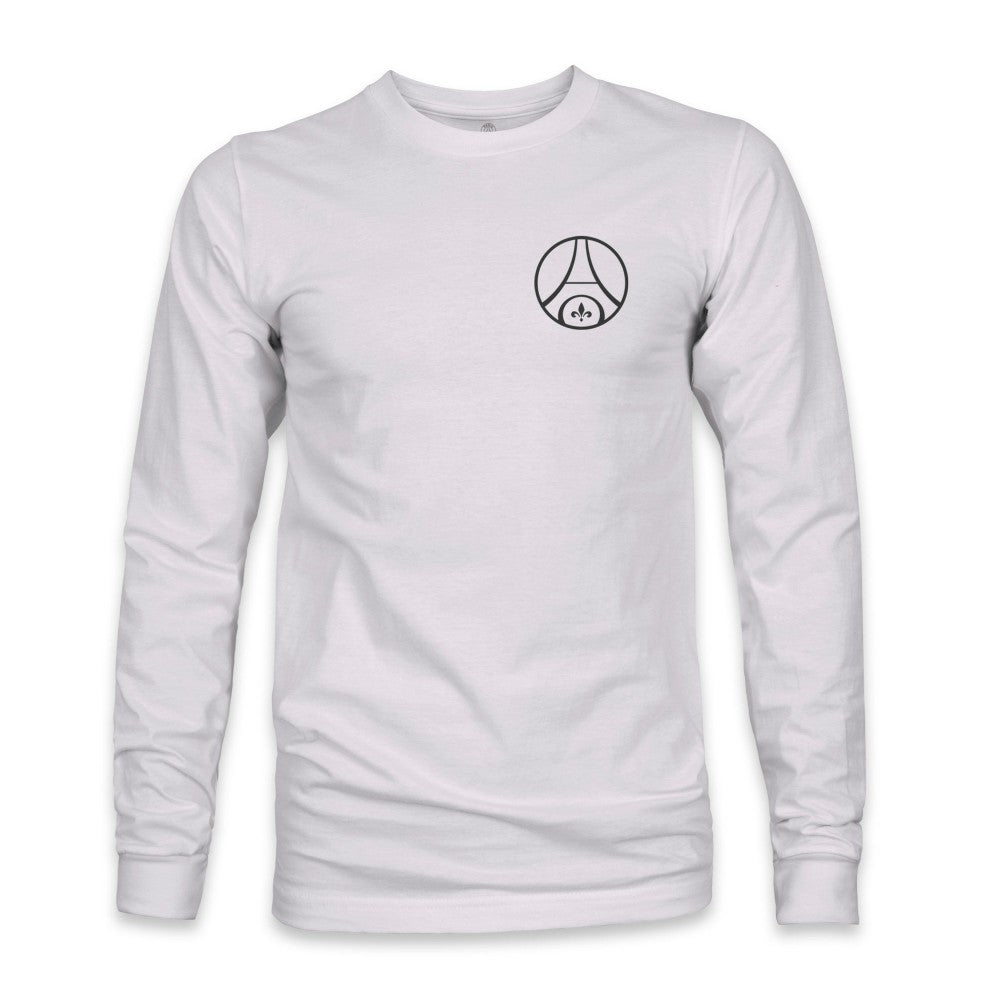 Paris Saint-Germain 1863FC Back Team Arch Long Sleeve T-Shirt Gray - FIFA World CUP