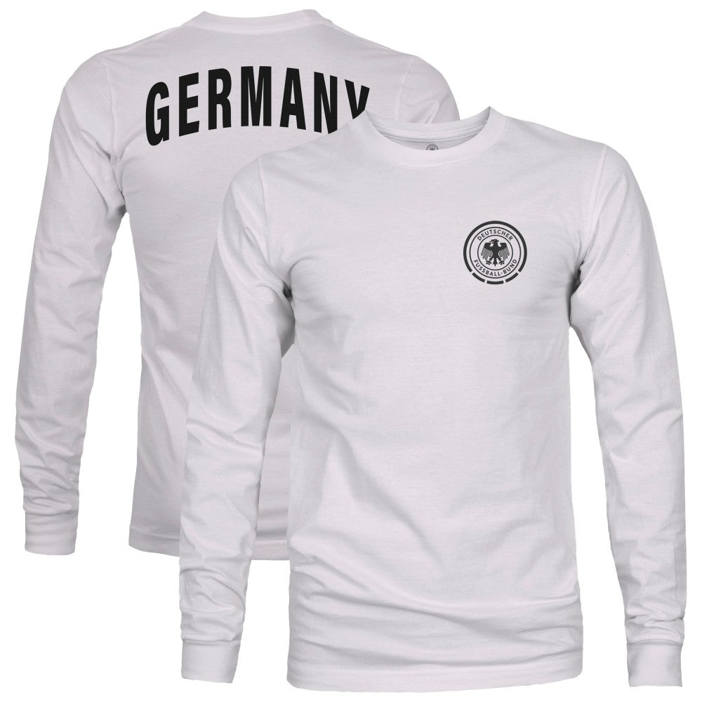 Germany National Team 1863FC Team Arch Long Sleeve T-Shirt Silver - FIFA World CUP