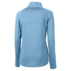 San Diego Padres Cutter & Buck Women's Raglan Adapt Eco Knit Stretch Recycled Half-Zip Top - MLB