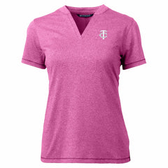 Minnesota Twins Cutter & Buck Forge Heathered Stretch Blade Top - MLB