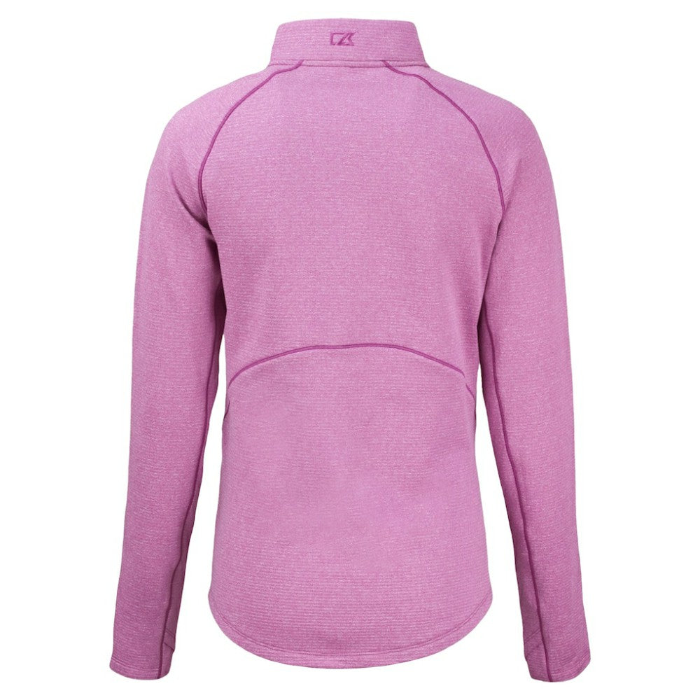 Washington Nationals Cutter & Buck Women's Peshastin Eco Fleece Recycled Half-Zip Jacket - MLB