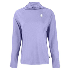 Minnesota Twins Cutter & Buck Women's Coastline Epic Comfort Eco Recycled Funnel Neck Pullover Top - MLB