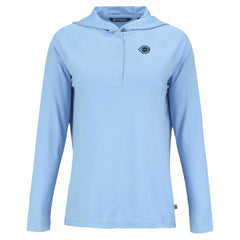 Cincinnati Reds Cutter & Buck Women's Coastline Epic Comfort Eco Recycled Long Sleeve Hoodie T-Shirt - MLB