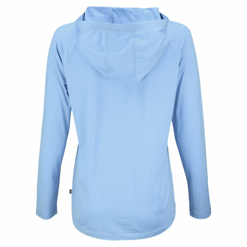 Milwaukee Brewers Cutter & Buck Women's Coastline Epic Comfort Eco Recycled Long Sleeve Hoodie T-Shirt - MLB