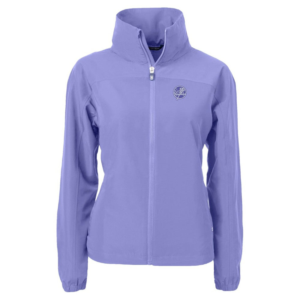 New York Yankees Cutter & Buck Women's Charter Eco Recycled Full-Zip Jacket - MLB