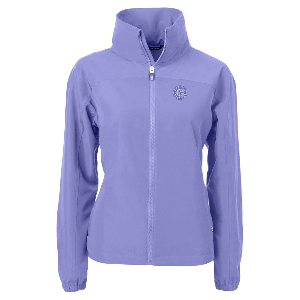 Seattle Mariners Cutter & Buck Women's Charter Eco Recycled Full-Zip Jacket - MLB