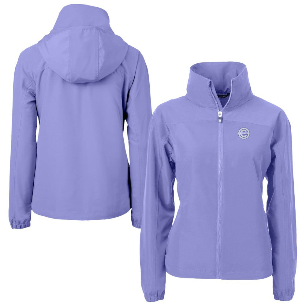 Chicago Cubs Cutter & Buck Women's Charter Eco Recycled Full-Zip Jacket - MLB