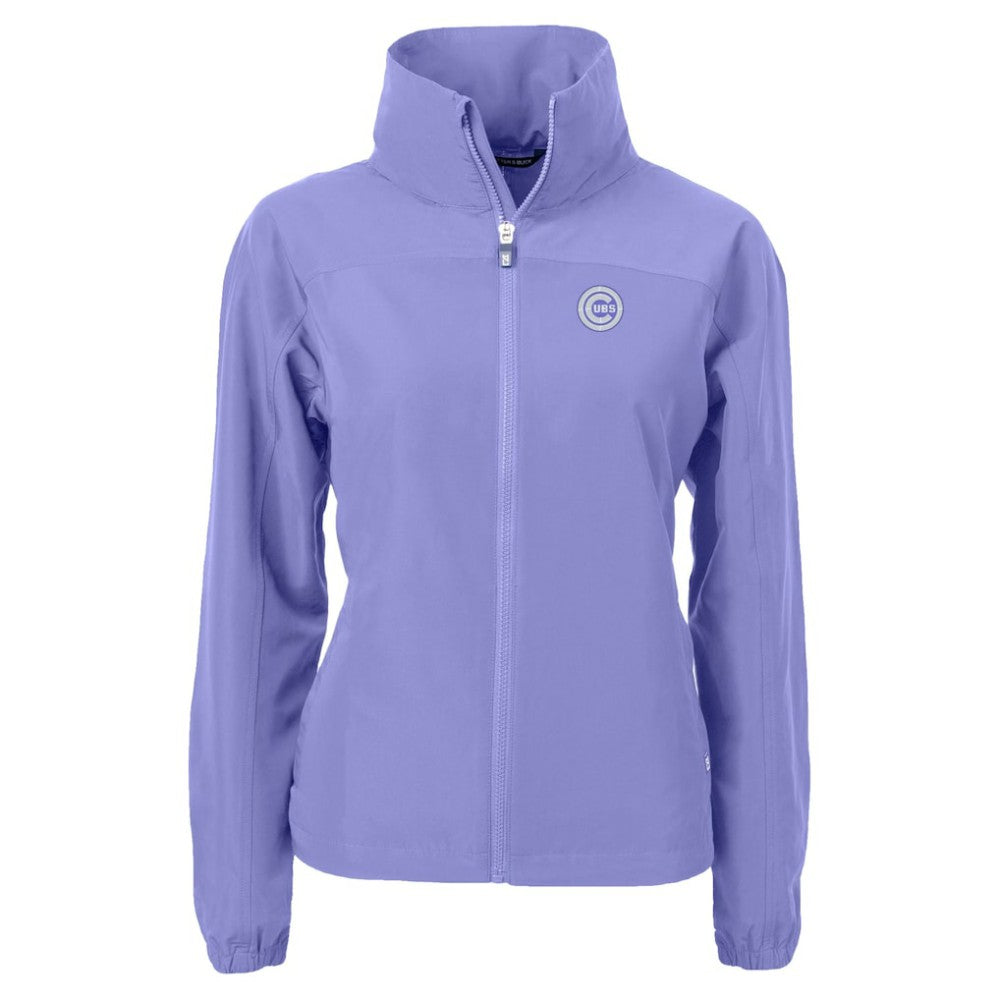 Chicago Cubs Cutter & Buck Women's Charter Eco Recycled Full-Zip Jacket - MLB