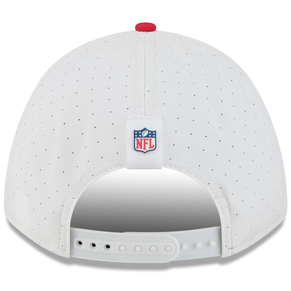 Kansas City Chiefs New Era Youth 2025 NFL Training Camp A-Frame 9FORTY Adjustable Hat White/Red | NFL