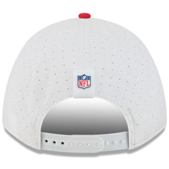 Kansas City Chiefs New Era Youth 2025 NFL Training Camp A-Frame 9FORTY Adjustable Hat White/Red | NFL