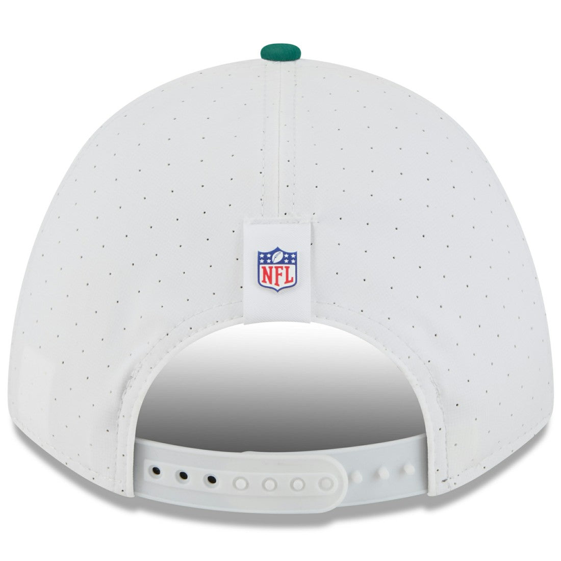 New York Jets New Era Youth 2025 NFL Training Camp A-Frame 9FORTY Adjustable Hat White/Green | NFL