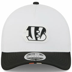 Cincinnati Bengals New Era Preschool 2025 NFL Training Camp A-Frame 9FORTY Adjustable Hat White/Black | NFL