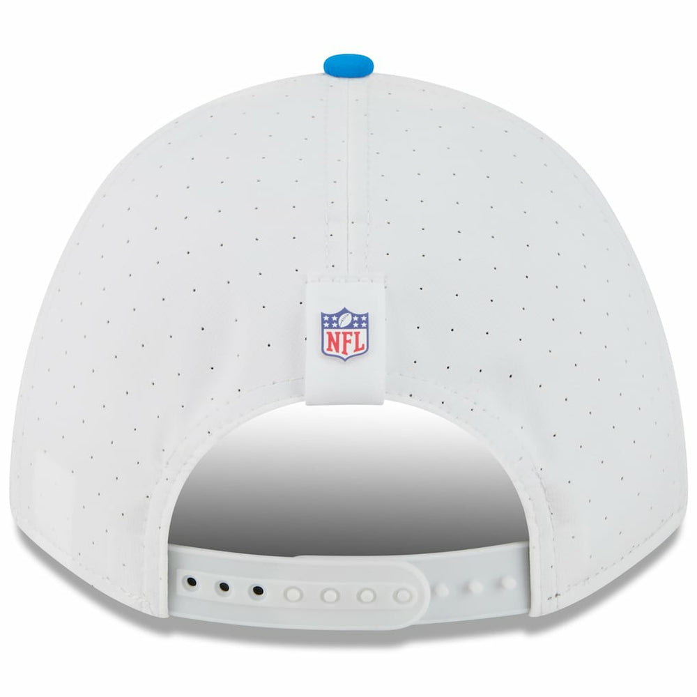 Detroit Lions New Era Youth 2025 NFL Training Camp A-Frame 9FORTY Adjustable Hat White/Blue | NFL
