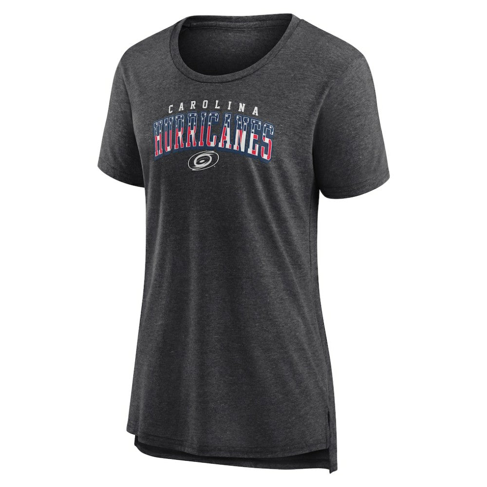 Carolina Hurricanes Women's Proud Tri-Blend T-Shirt - Gray - NHL