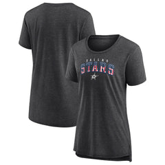 Dallas Stars Women's Proud Tri-Blend T-Shirt - Gray - NHL