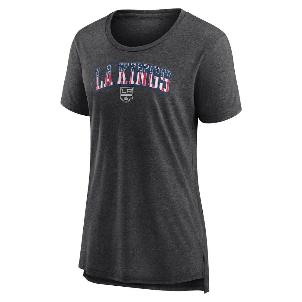 Los Angeles Kings Women's Proud Tri-Blend T-Shirt - Gray - NHL