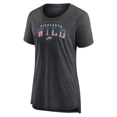 Minnesota Wild Women's Proud Tri-Blend T-Shirt - Gray - NHL