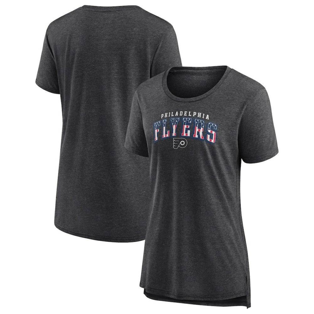 Philadelphia Flyers Women's Proud Tri-Blend T-Shirt - Gray - NHL