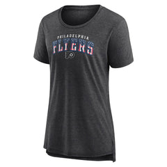 Philadelphia Flyers Women's Proud Tri-Blend T-Shirt - Gray - NHL