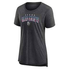 Vegas Golden Knights Women's Proud Tri-Blend T-Shirt - Gray - NHL