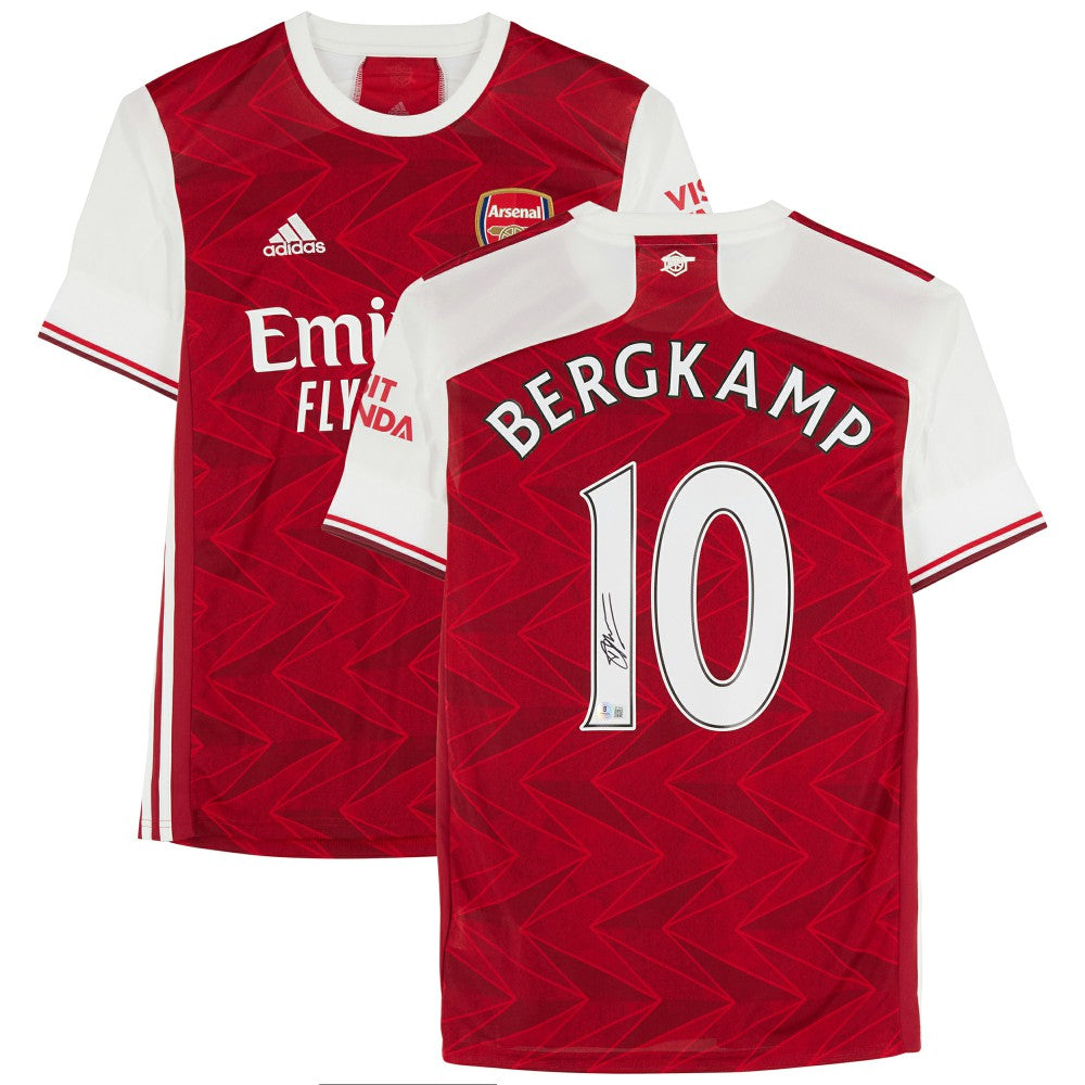 Dennis Bergkamp Arsenal Autographed 2020-21 Red Home Jersey BAS | Fanatics discount