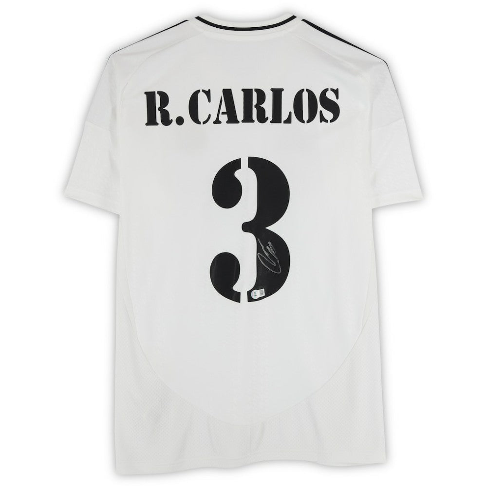 Roberto Carlos Real Madrid Autographed 2024-25 White Home Jersey BAS | Fanatics online