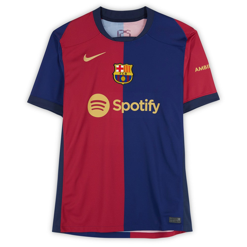 Patrick Kluivert Barcelona Autographed 2024-25 Red/Blue Home Jersey BAS | Fanatics discount