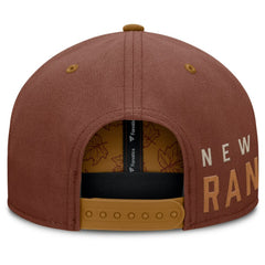 New York Rangers Fanatics Fall Leaves Acreage Snapback Hat - Brown - NHL