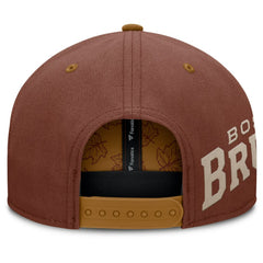Boston Bruins Fanatics Fall Leaves Acreage Snapback Hat - Brown - NHL