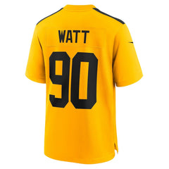 T.J. Watt Pittsburgh Steelers Youth Alternate 1933 Throwback Game Jersey Gold | Nike for Sale