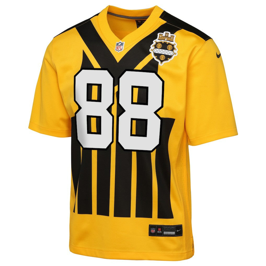 Pat Freiermuth Pittsburgh Steelers Youth Alternate 1933 Throwback Game Jersey Gold | Nike for Sale