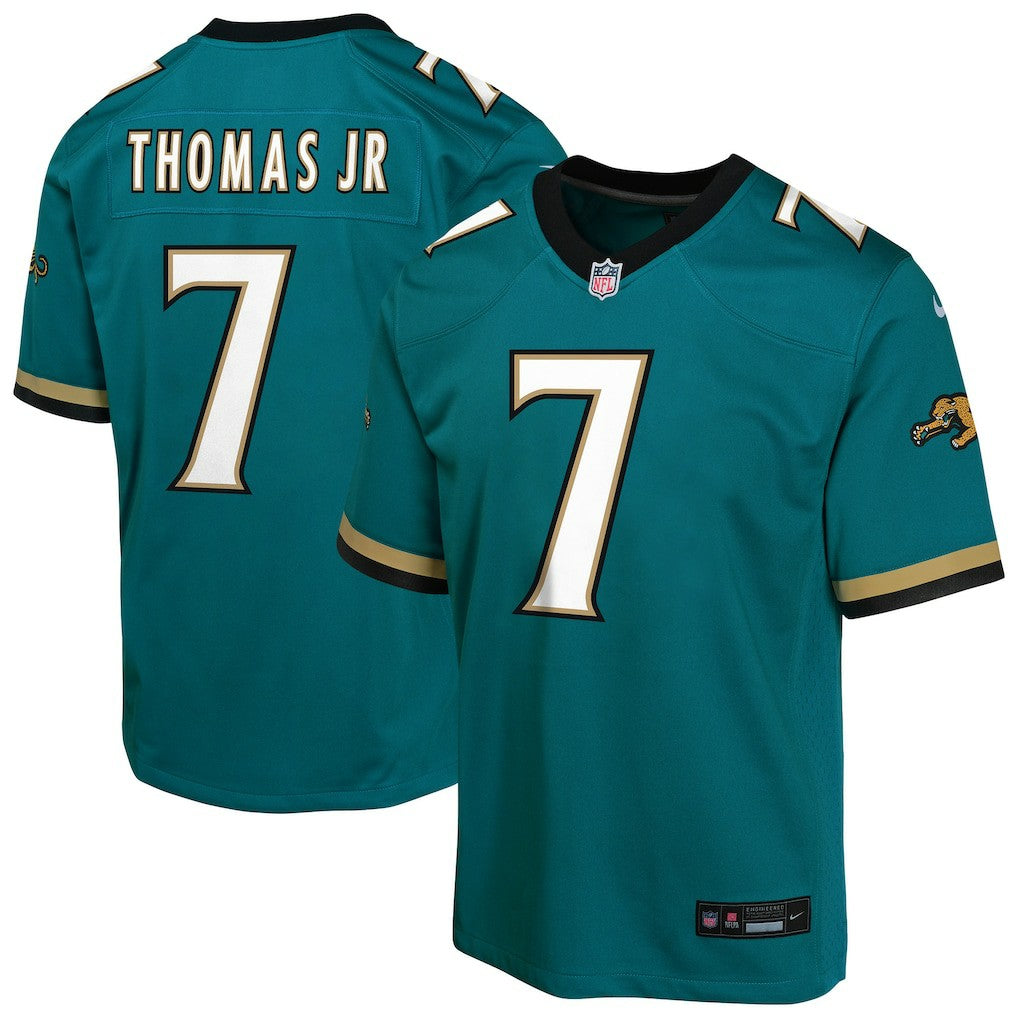 Brian Thomas Jr. Jacksonville Jaguars Youth Alternate 2 Prowler Throwback Game Jersey Teal | Nike for Sale