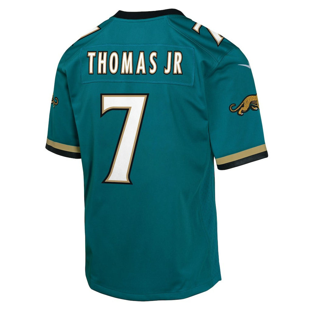Brian Thomas Jr. Jacksonville Jaguars Youth Alternate 2 Prowler Throwback Game Jersey Teal | Nike for Sale