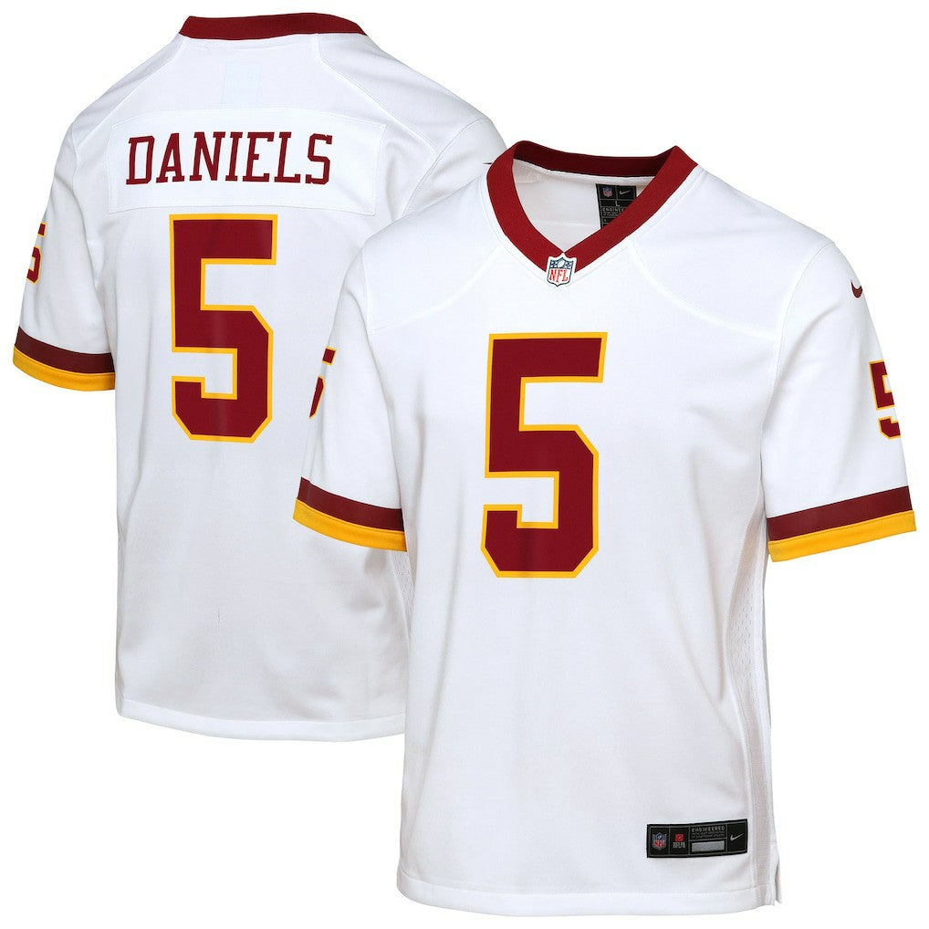 Jayden Daniels Washington Commanders Youth Game Super Bowl Era Jersey White | Nike for Sale