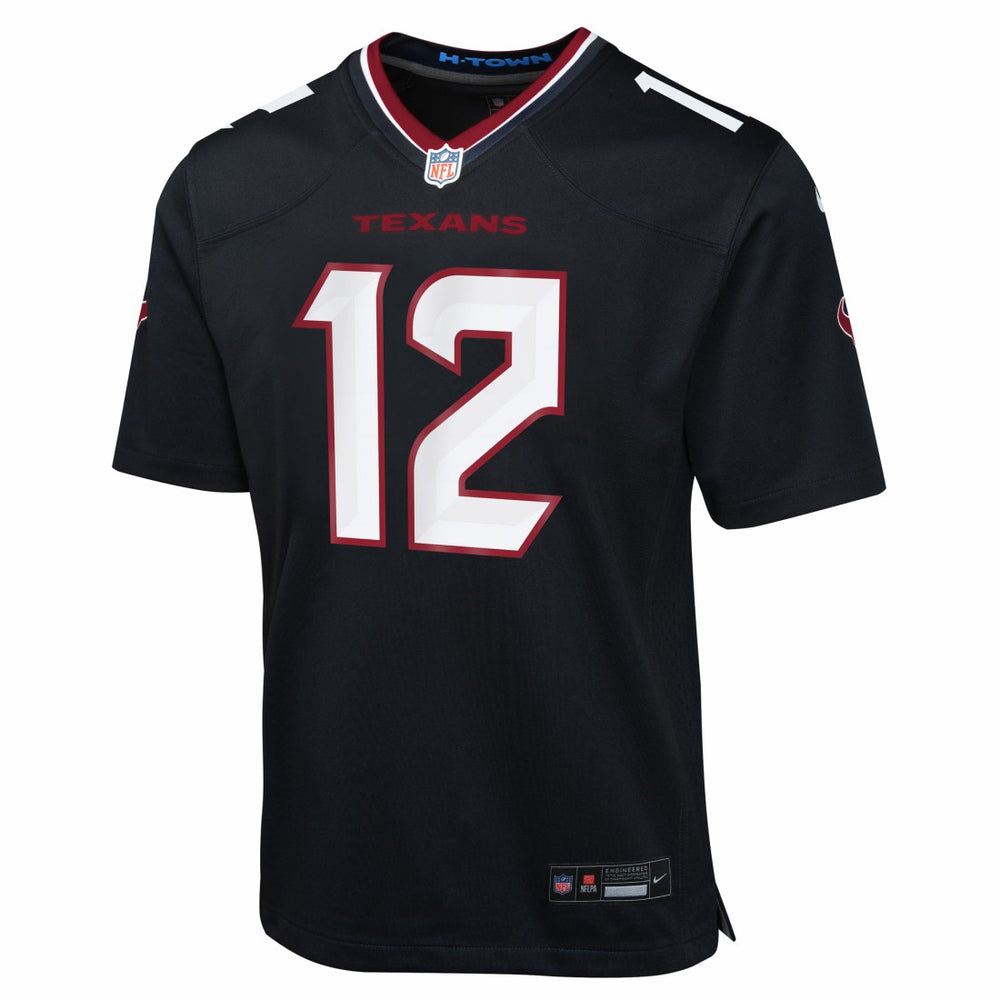 Nico Collins Houston Texans Youth Team Game Jersey Navy | Nike for Sale
