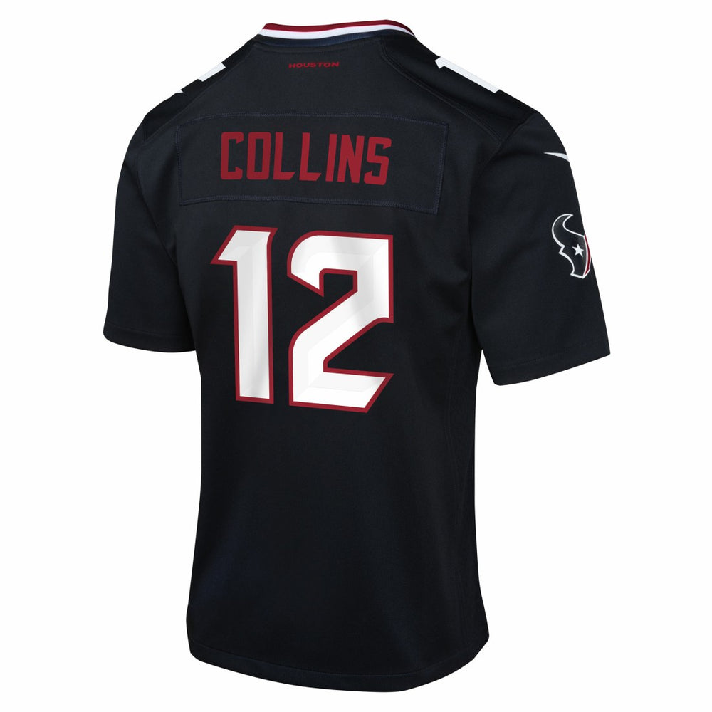 Nico Collins Houston Texans Youth Team Game Jersey Navy | Nike for Sale