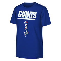 Malik Nabers New York Giants Outerstuff Youth Mainliner Drip Player Name & Number T-Shirt Royal | NFL