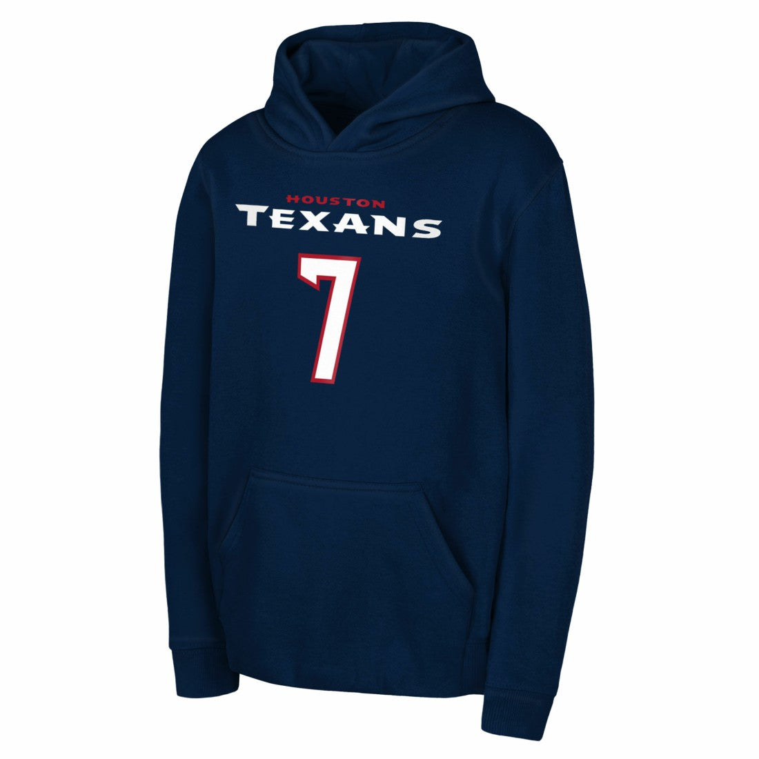 C.J. Stroud Houston Texans Outerstuff Mainliner Player Name & Number Hoodie Navy | NFL