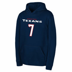 C.J. Stroud Houston Texans Outerstuff Mainliner Player Name & Number Hoodie Navy | NFL
