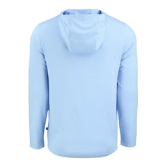 Green Bay Packers Men's Cutter & Buck Coastline Epic Comfort Eco Recycled Men's Hooded Shirt Powder Blue | NFL