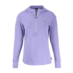 Baltimore Ravens Cutter & Buck Women's Daybreak Eco Recycled Half-Zip Hoodie Purple | NFL
